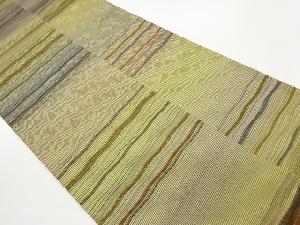 変わり横段模様織出し全通袋帯